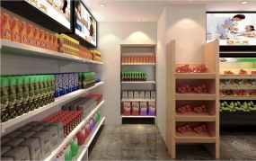 水果店设计效果图