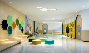 幼儿园装修设计图片,上海松江区慈生民办幼儿园