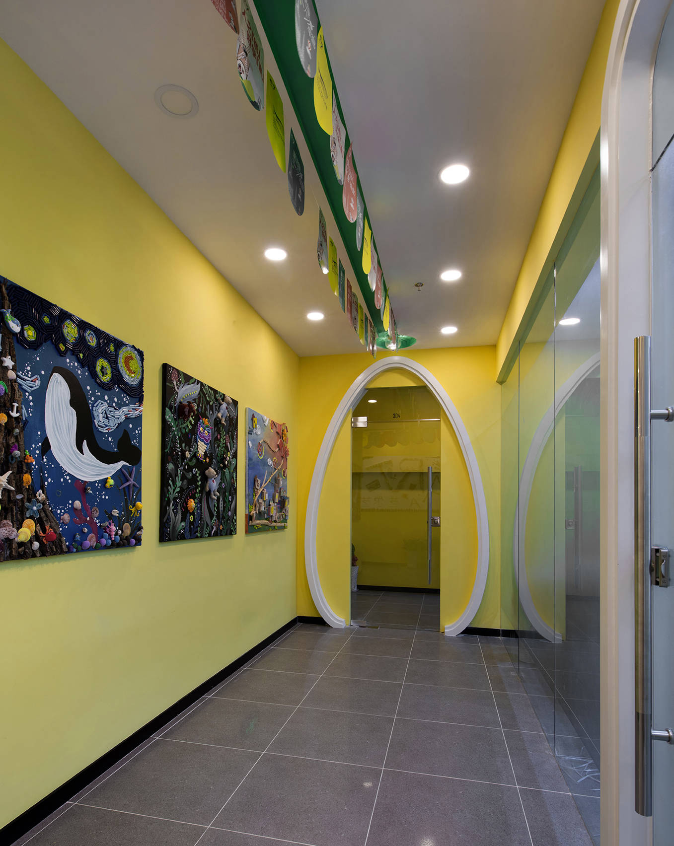 儿童早教中心装饰实景图,早教中心装饰实景图