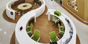 格林学堂国际教育成长中心,培训中心装饰实景图