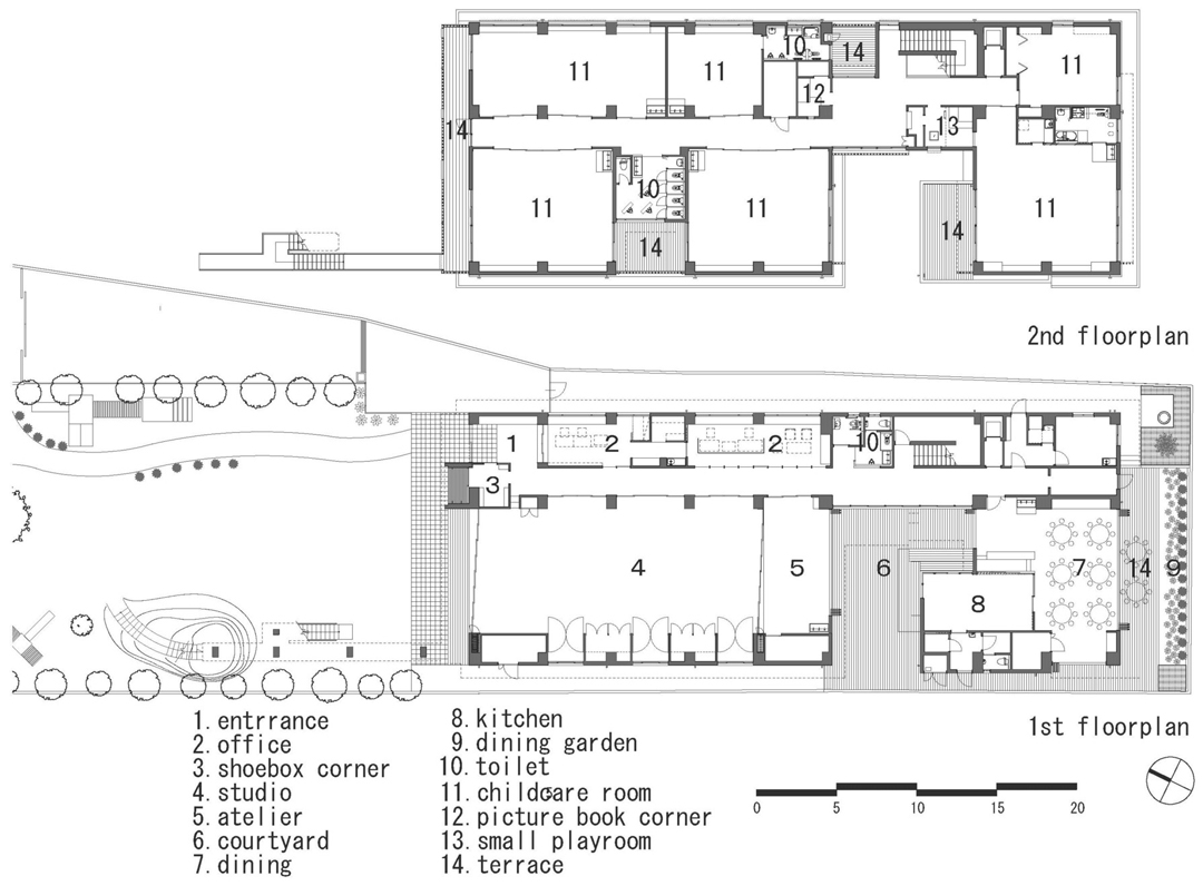 幼儿园空间设计平面图,民办九州幼儿园