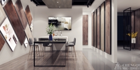 简约风展厅设计效果图,简约展厅设计图欣赏