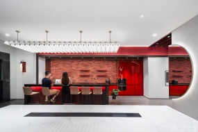 办公室活动区设计效果图,办公室设计效果图