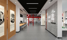 文化展厅设计效果图,展厅设计效果图