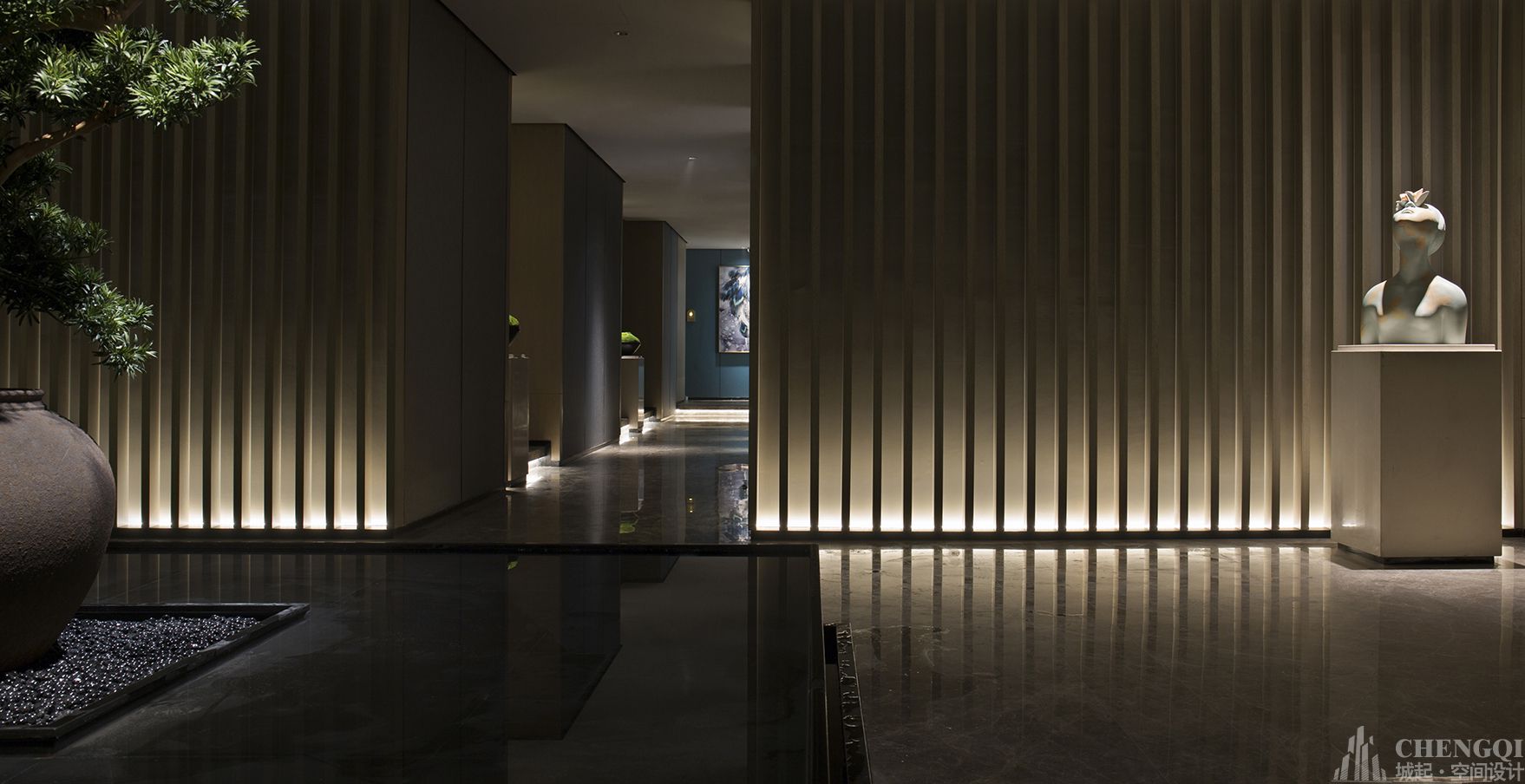 现代简约SPA馆设计效果图,现代简约SPA馆设计图