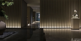 现代简约SPA馆设计效果图,现代简约SPA馆设计图