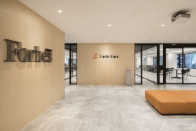 商务稳重风格活动区设计效果图