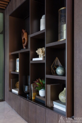 商务稳重风格办公室装修设计图