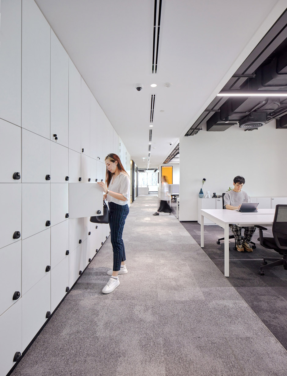 简约时尚风格开放区域装修设计效果图,开放区域装修设计效果图