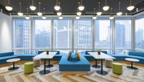 工业风办公室休息区设计效果图,工业风办公室休息区设计效果图