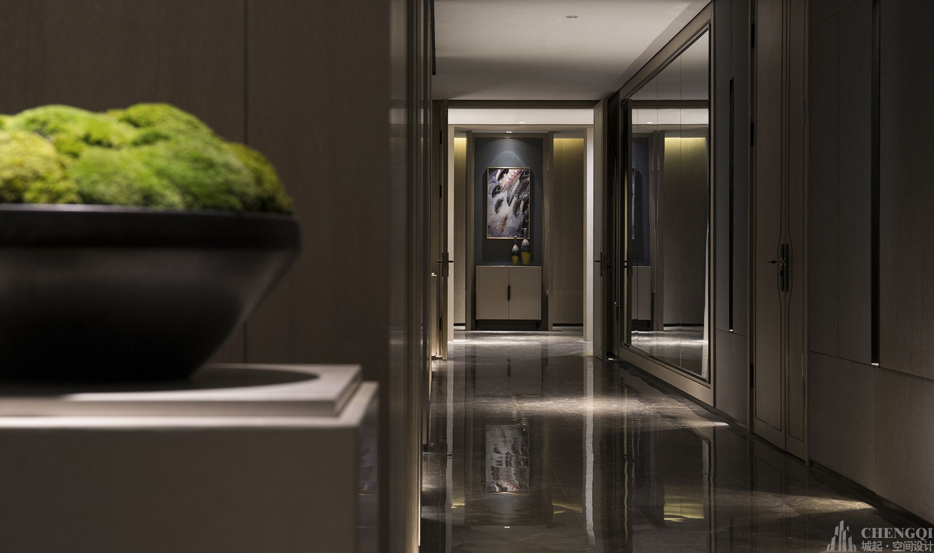 现代简约会所装修设计效果图,简约会所装修设计效果图