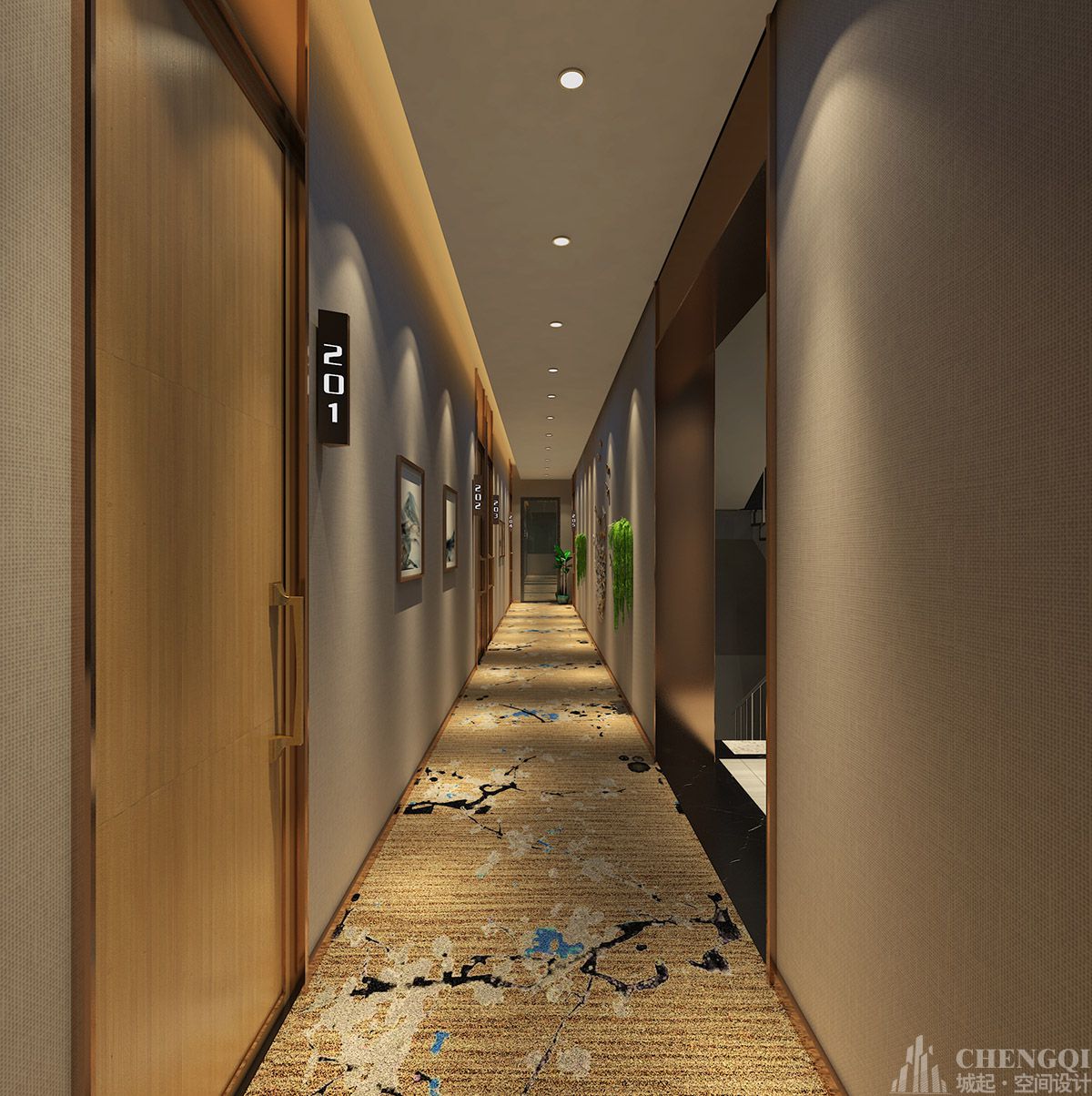 足浴馆装修设计效果图