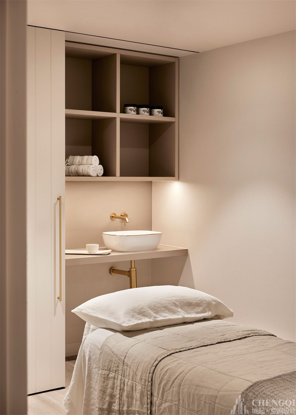 SPA会所装修设计布局图,美容SPA装修图片