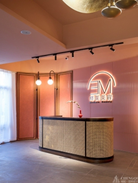 美容院装修效果图,美容院装修布局图