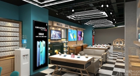 手机体验店设计布局图,手机体验店设计效果图