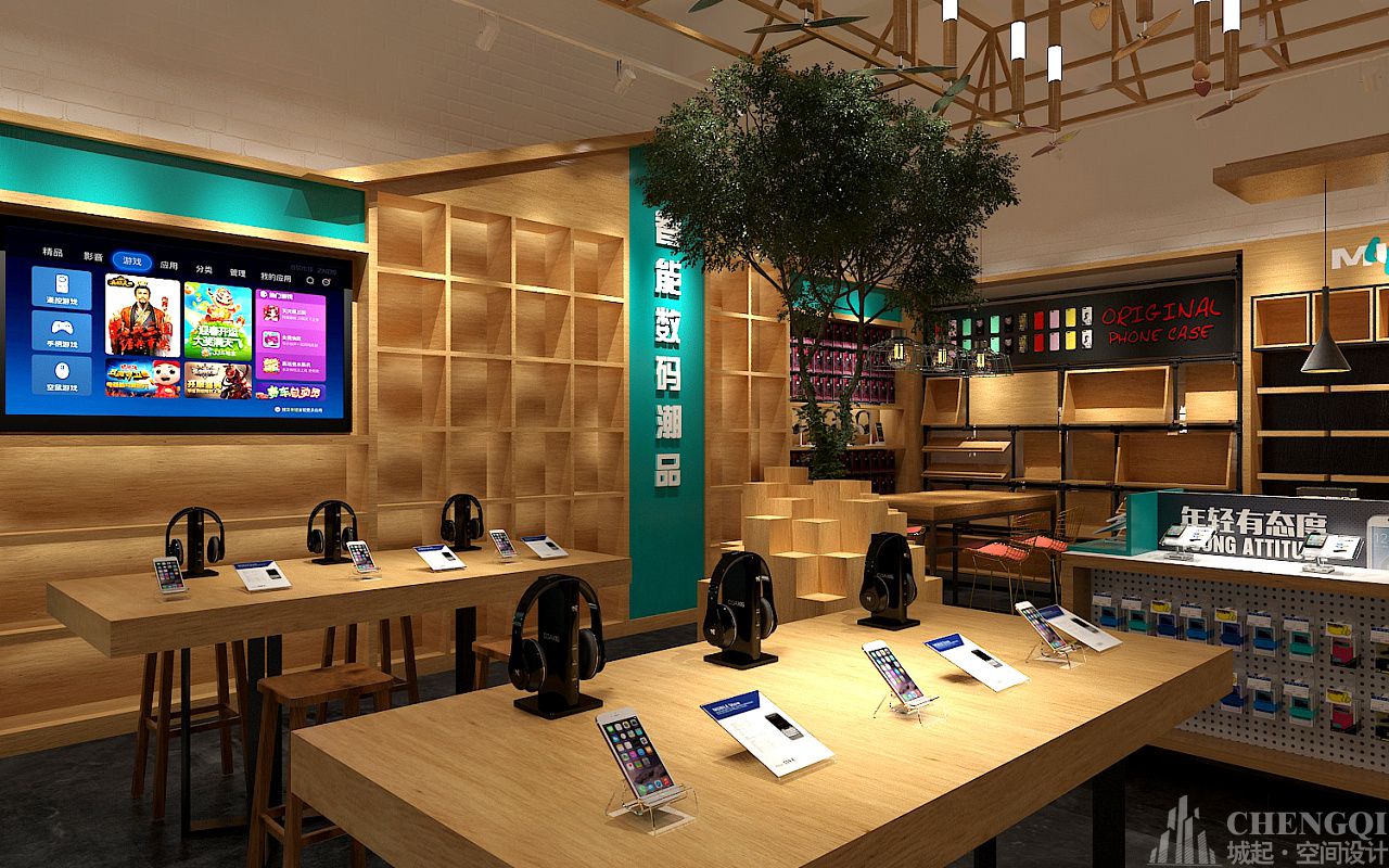 智能数码店装饰图片,智能数码店装饰实景图
