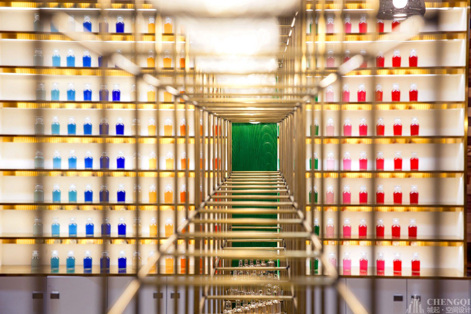 美甲店装饰图片,美甲店装饰实景图