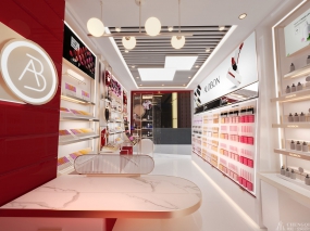 化妆品店装饰案例图