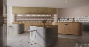 护肤品店装修设计效果图