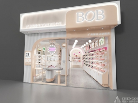 化妆品店装修设计布局图,化妆品店装修设计实景图