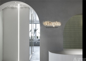 美容店装修设计布局图,美容店装修设计效果图