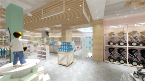 孕婴店空间设计图片,孕婴店空间设计实景图
