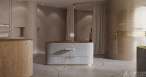 护肤品店装修设计案例图