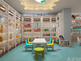 母婴店装修设计图片,母婴店装修设计实景图
