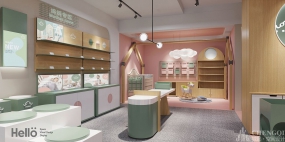 母婴店装修设计实景图,母婴店装修设计布局图