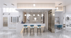 护肤品店装饰效果图,护肤品店设计图片