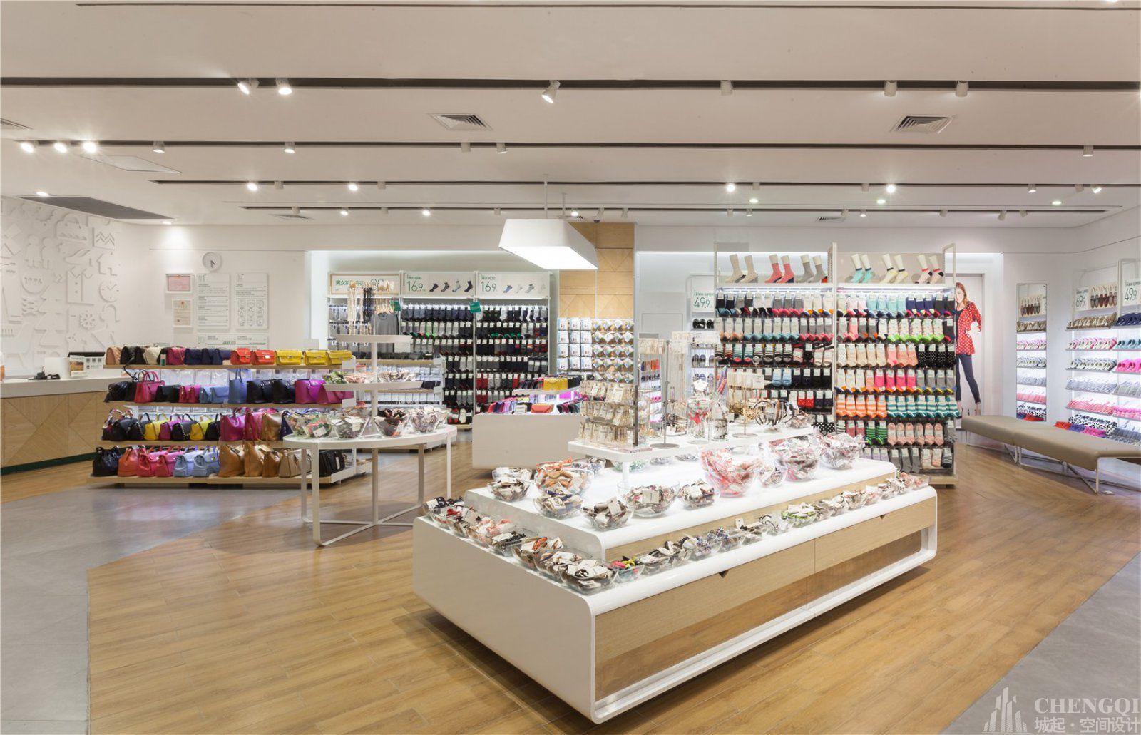 鞋店装修布局图,鞋店装修实景图