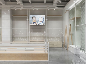 宝宝衣服店装修设计实景图