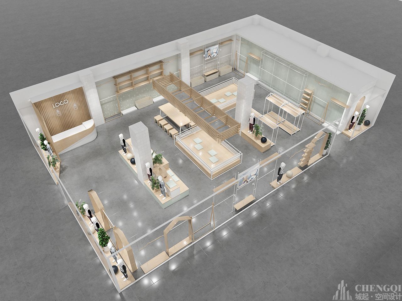 儿童生活用品空间设计平面图,儿童生活用品空间设计布局图