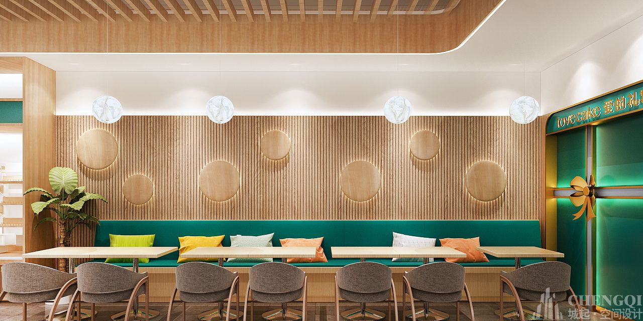 蛋糕店空间设计实景图,蛋糕店空间设计图片