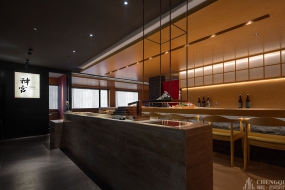 料理店设计效果图,料理店装修图片