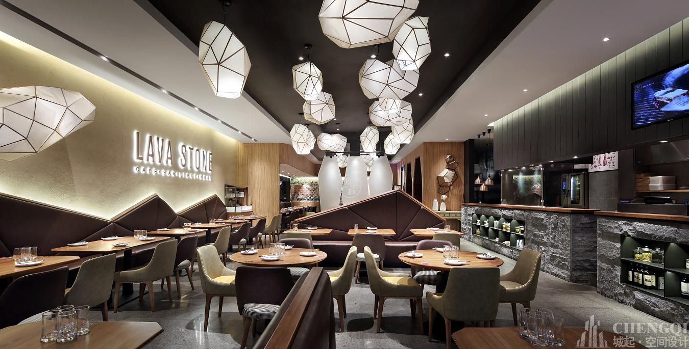 牛排店设计实景图,牛排店设计布局图