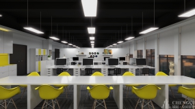 实验空间装饰效果图