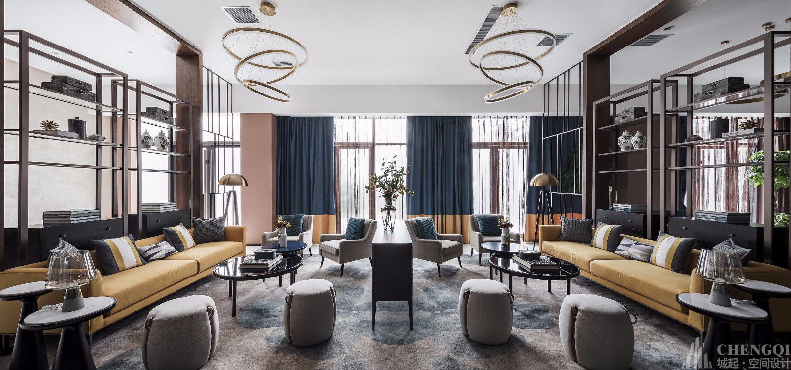 售楼部装修效果图,售楼部装修设计布局图