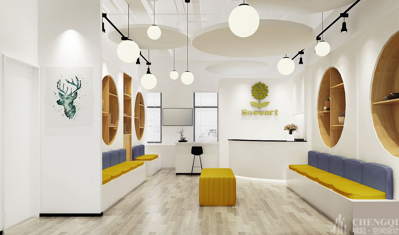 舞蹈房装饰实景图,舞蹈房装饰效果图