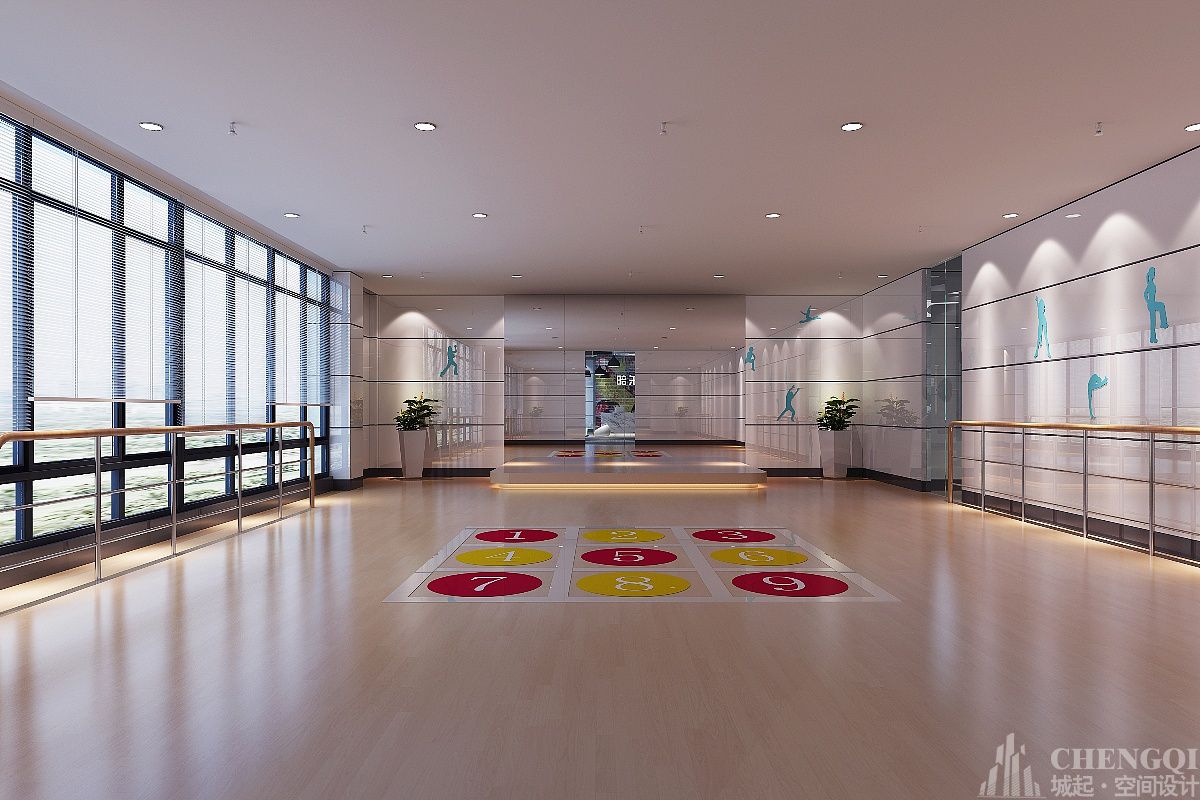 舞蹈房设计实景图,舞蹈房设计效果图