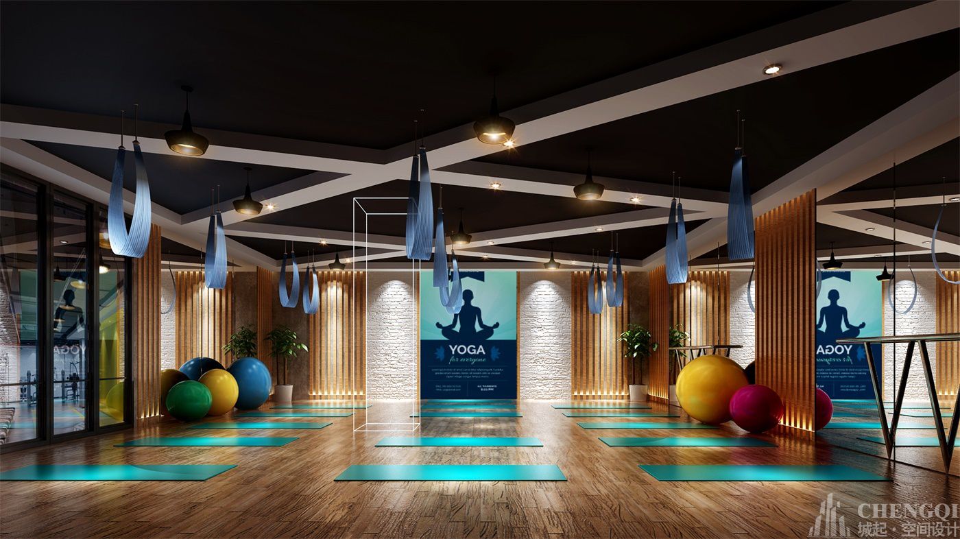 舞蹈房设计效果图,舞蹈房装修设计案例图