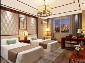 宾馆空间装饰效果图
