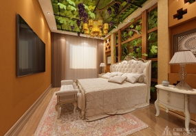 宾馆装修实景图,宾馆装修案例图