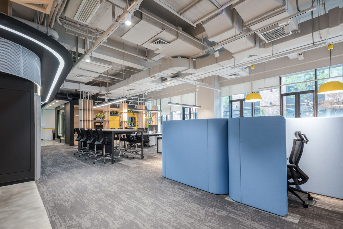 办公室走廊装修设计效果图,办公室走廊设计效果图