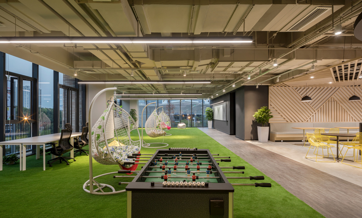 活动区装修设计效果图,办公室活动区设计效果图