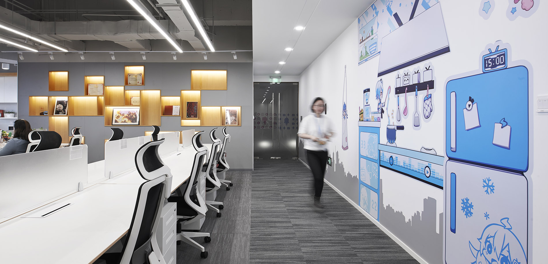 简约类型办公区域装饰设计平面图,办公区域装饰设计平面图