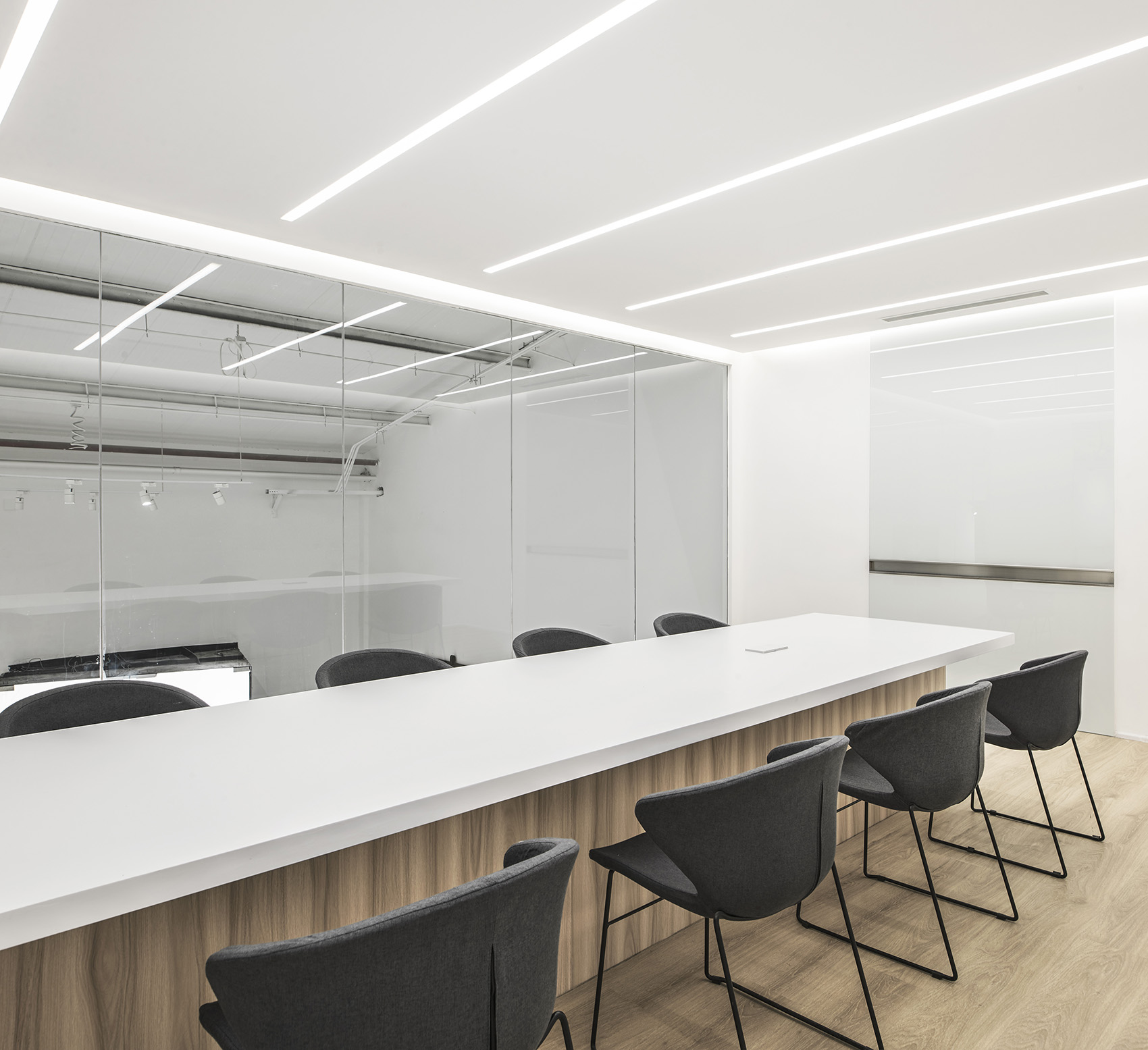 工业风会议室装饰设计效果图,工业风会议室装饰设计图