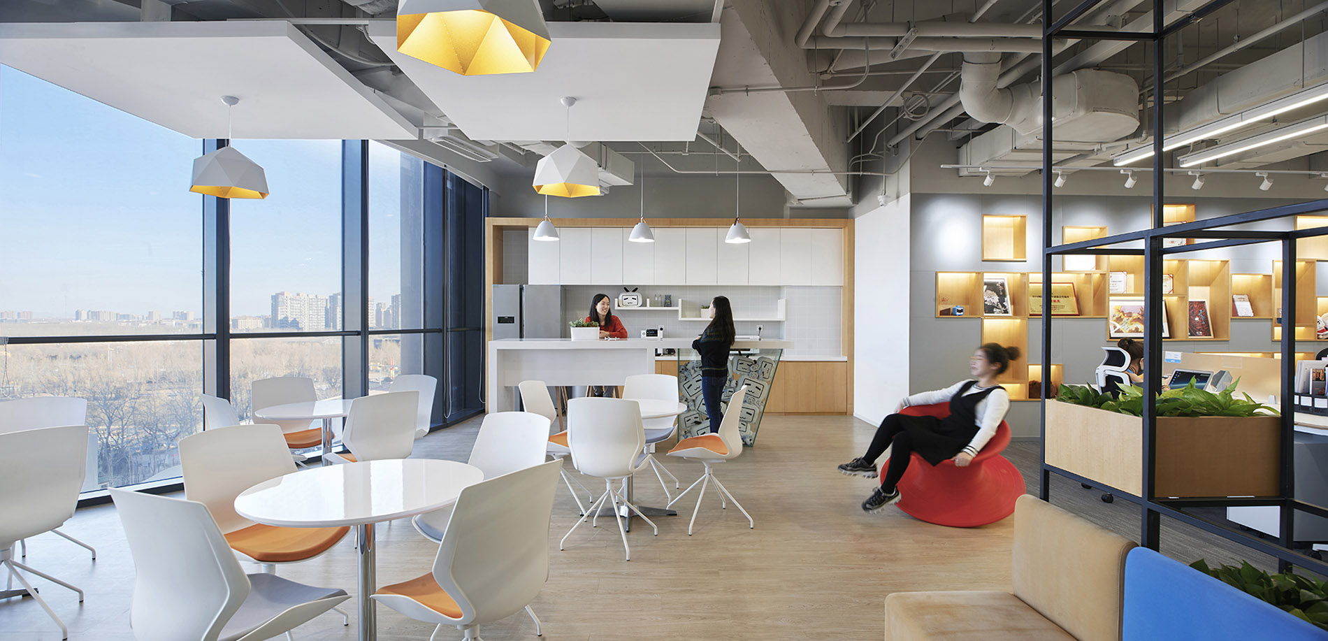 简约时尚风格茶水间装饰设计效果图,茶水间装饰设计效果图