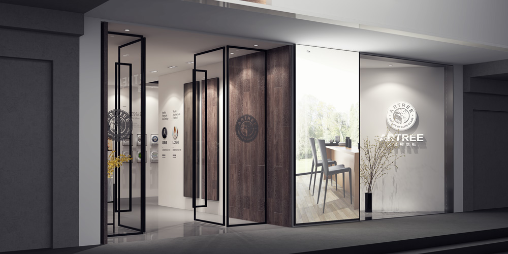 地板展厅设计效果图,展厅设计效果图分享