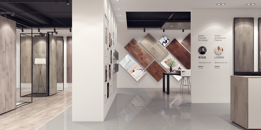 地板展厅设计效果图欣赏,上海展厅设计效果图